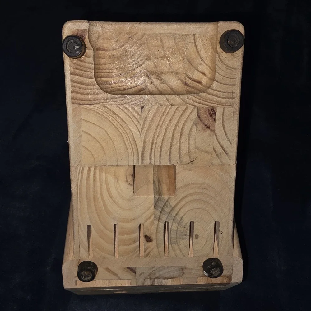 Food Network Blonde Wood‎ 14 Slot Knife Block